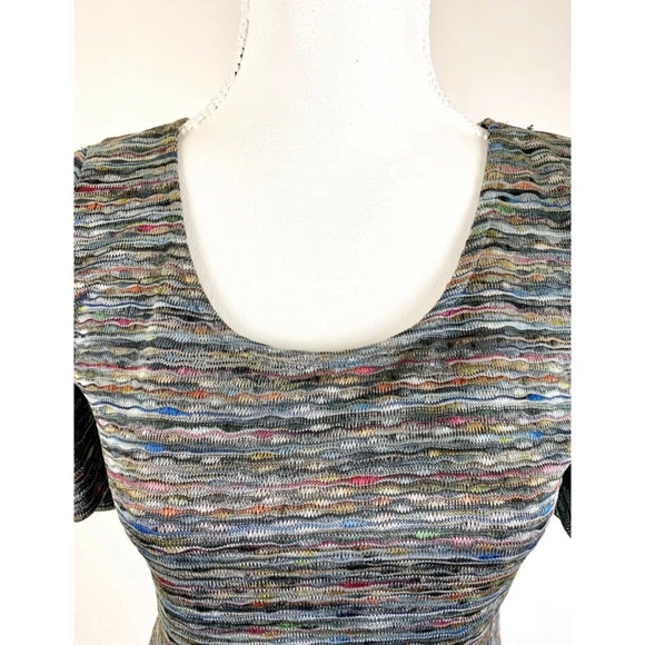 FOREVER 21 Silver Multi-Color Stretch Dress - Picture 2 of 5